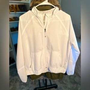CALIA by Carrie Underwood White athletic Zip-up.   Size L.